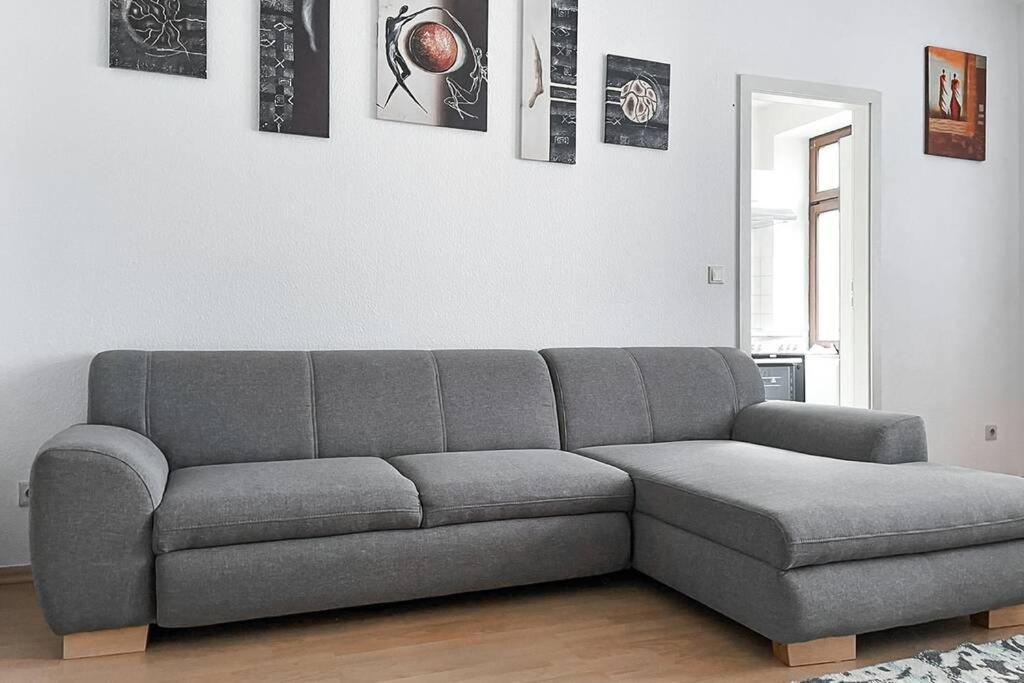开姆尼茨Zentral, Ruhig, 4Personen, Balkon, Waschmaschine公寓 外观 照片