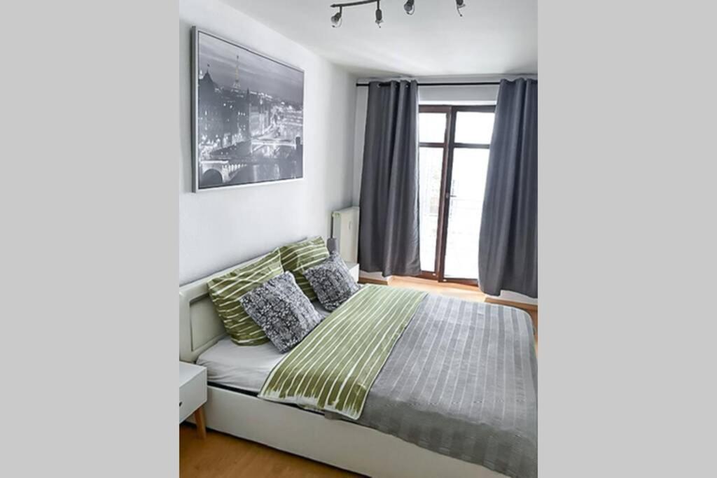 开姆尼茨Zentral, Ruhig, 4Personen, Balkon, Waschmaschine公寓 外观 照片